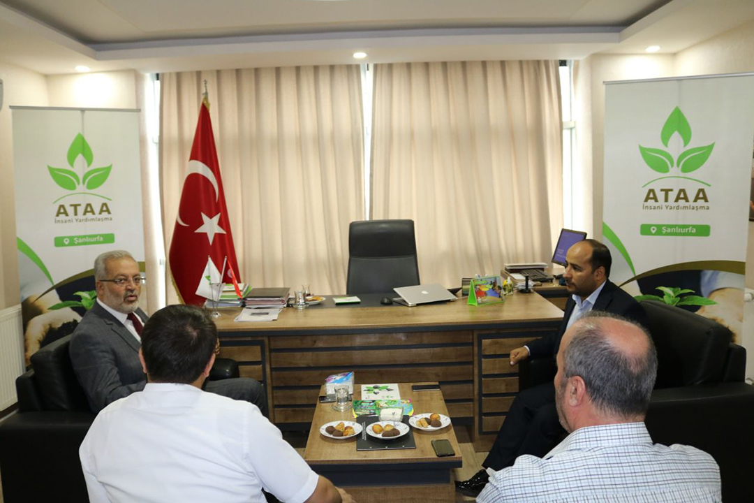A visit by the general Mufti in Urfa district Mr. Mehmet Taştan to our office in the district
