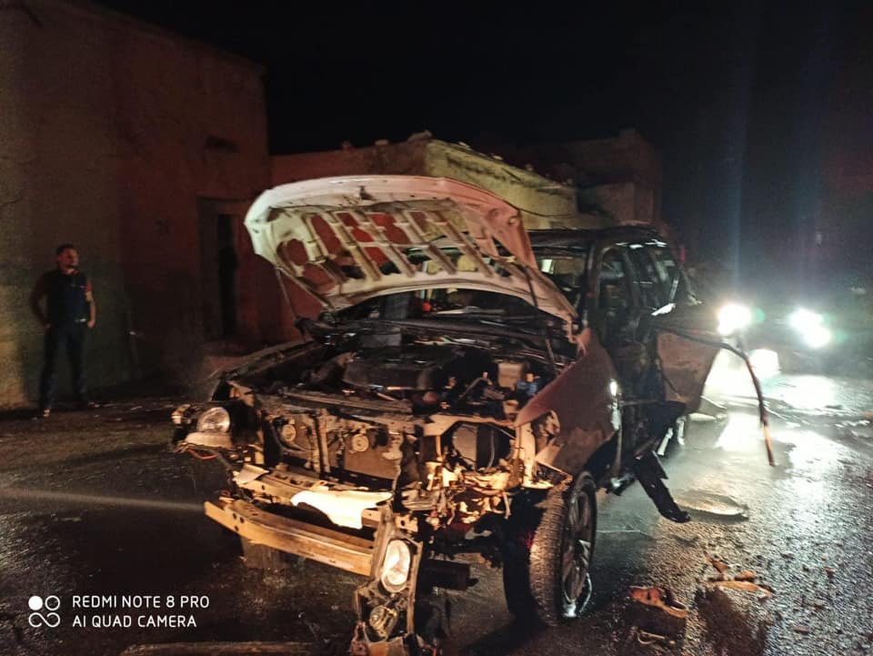 تفجير يسبب ضرر للعاملين وللعمل الإنساني في جرابلس