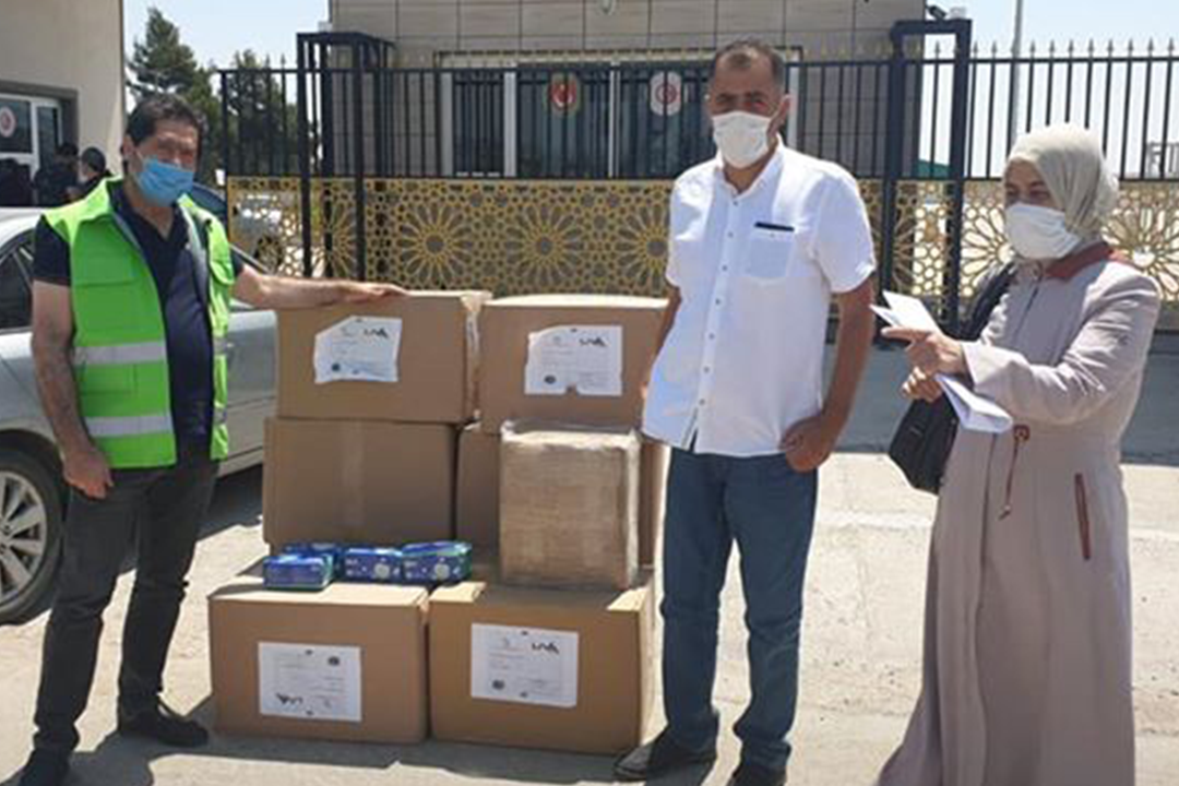 25 thousand masks for students in northern Syrian